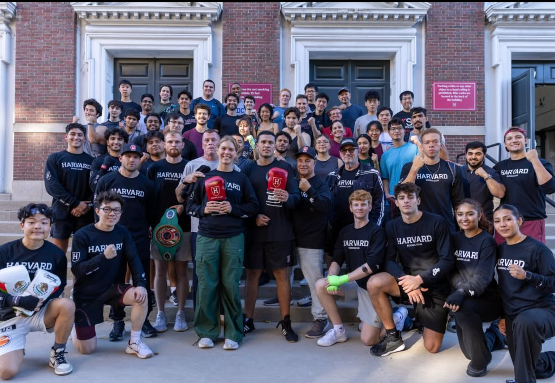 David Benavidez x Harvard Boxing Club photo