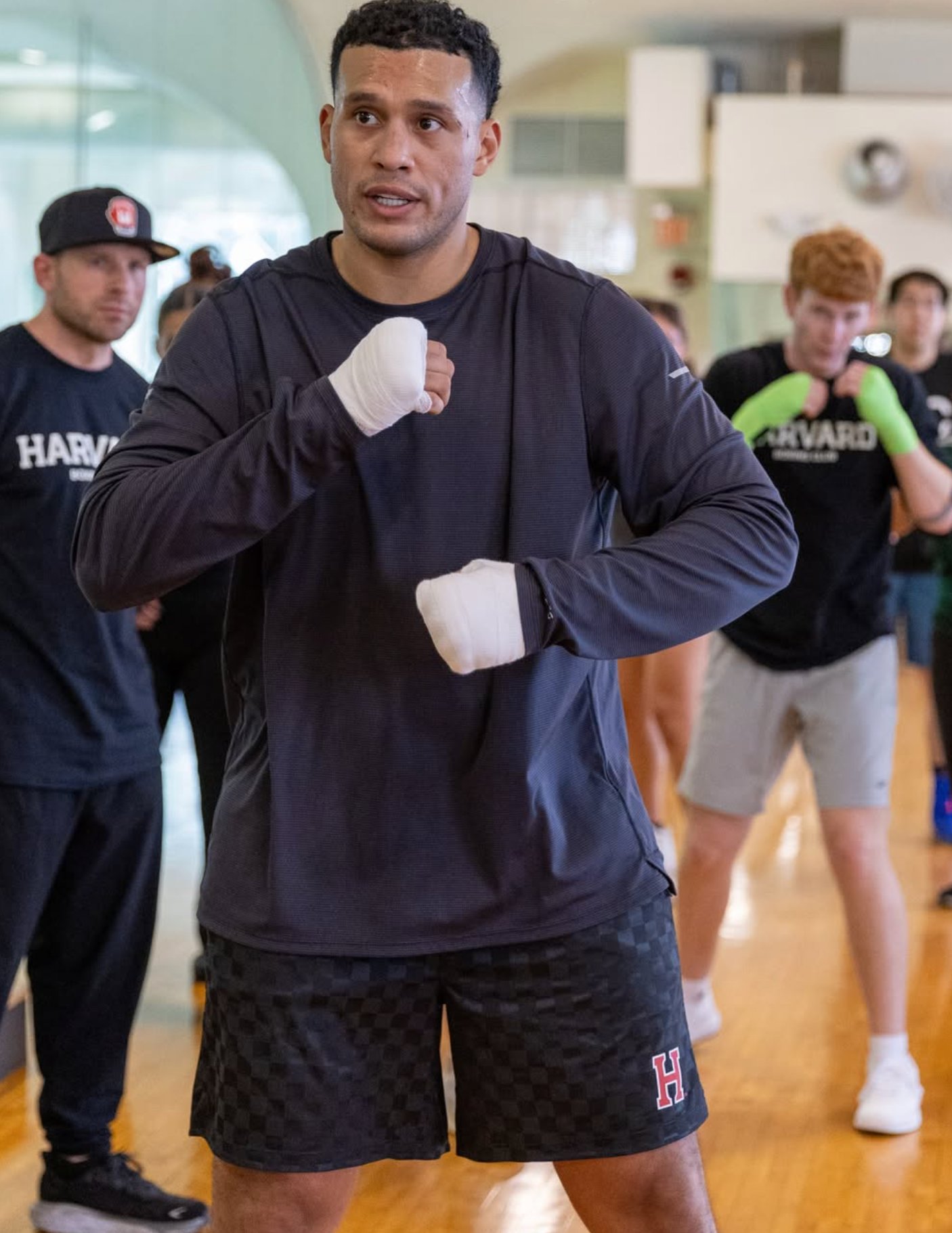David Benavidez x Harvard Boxing Club photo