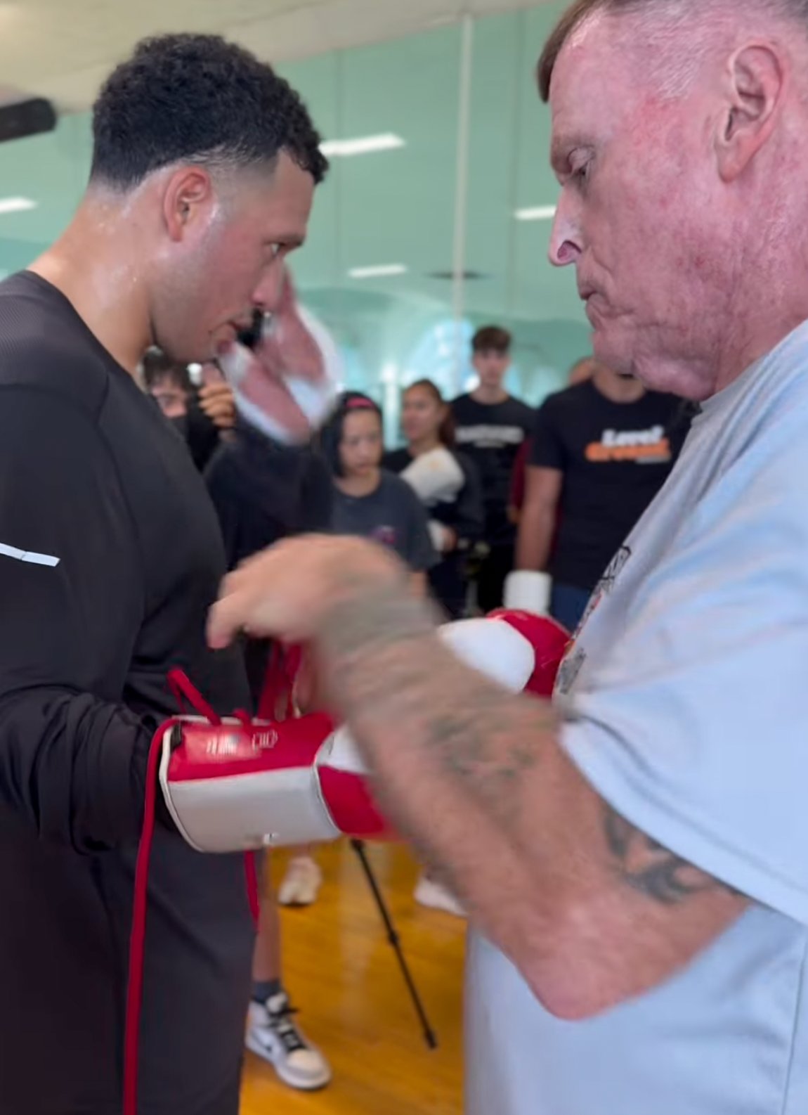 David Benavidez x Harvard Boxing Club photo