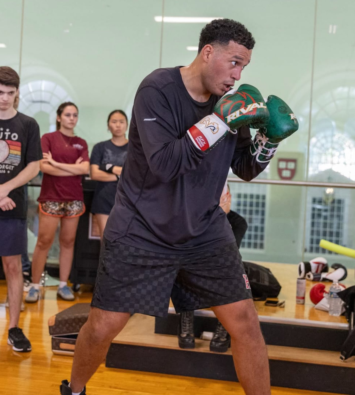 David Benavidez x Harvard Boxing Club photo